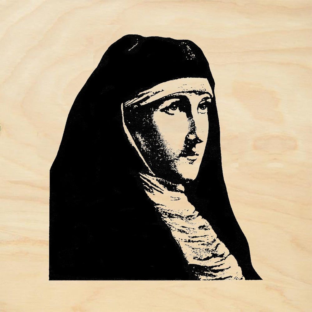 StampaFe Sister Stampa Maria Right Nun Portrait Rubber Art Stamp
