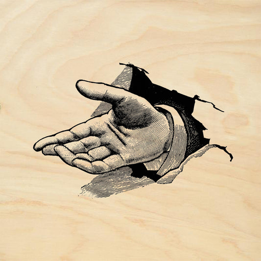 StampaFe Breakthrough Hand Large Rubber Art Stamp