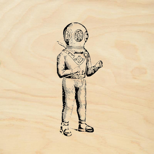 StampaFe Diver Big Rubber Art Stamp