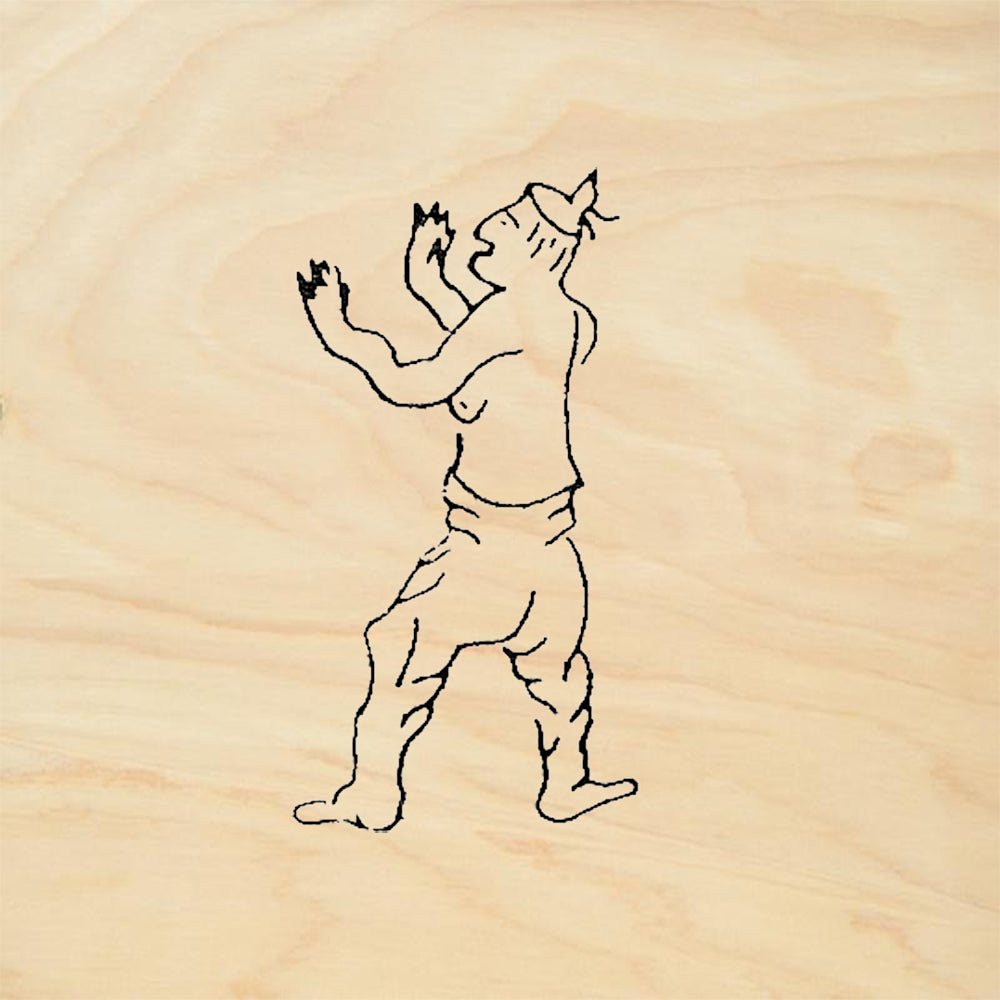 StampaFe Zap Man Rubber Art Stamp