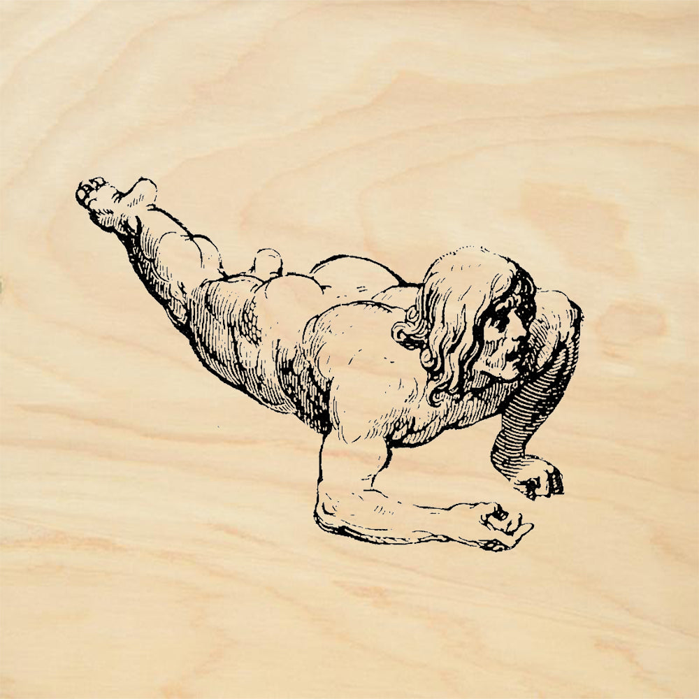 StampaFe Almost Man Rubber Art Stamp
