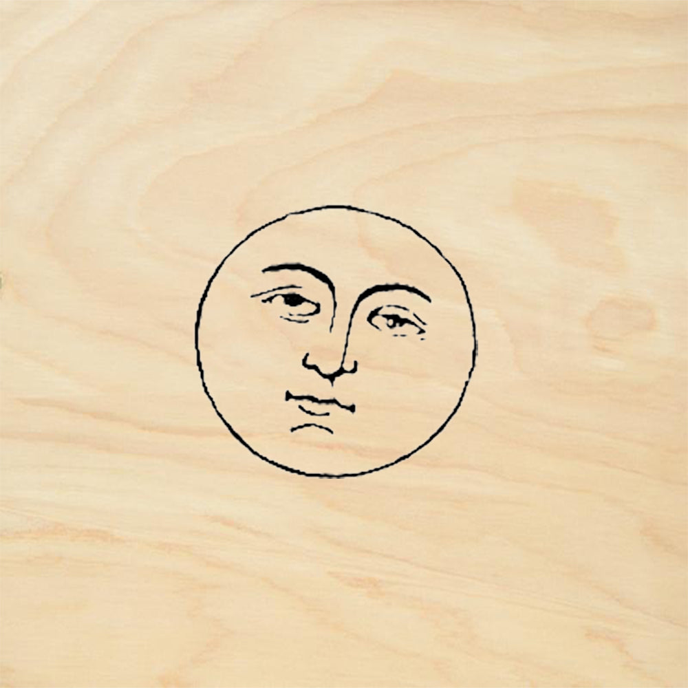 StampaFe Full Moon Tiny Rubber Art Stamp