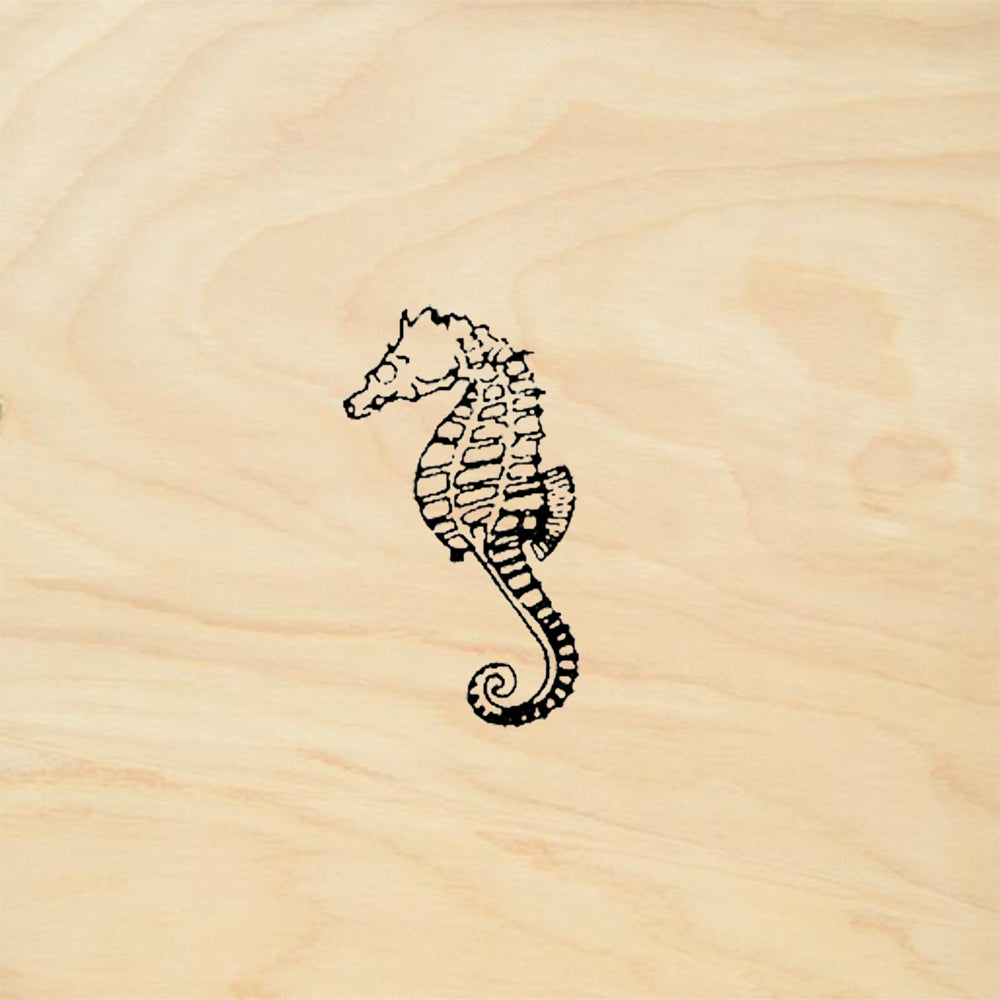 StampaFe Seahorse Tiny Rubber Art Stamp