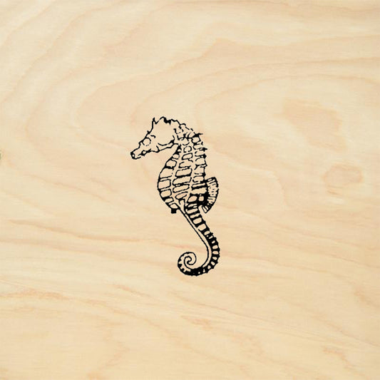StampaFe Seahorse Tiny Rubber Art Stamp