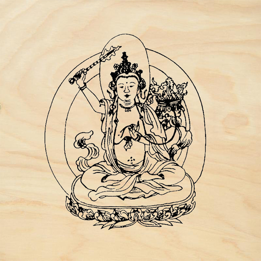 StampaFe Durga Deity Rubber Art Stamp