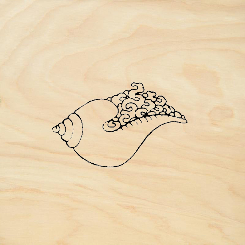 StampaFe Tibetan Shell Rubber Art Stamp