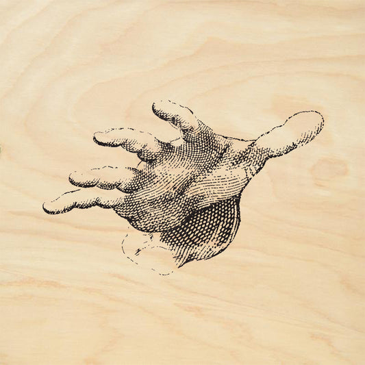 StampaFe Gotcha Hand Rubber Art Stamp