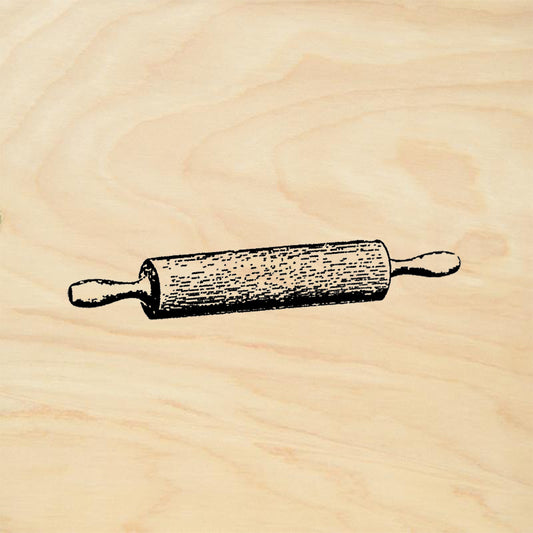 StampaFe Rolling Pin Rubber Art Stamp