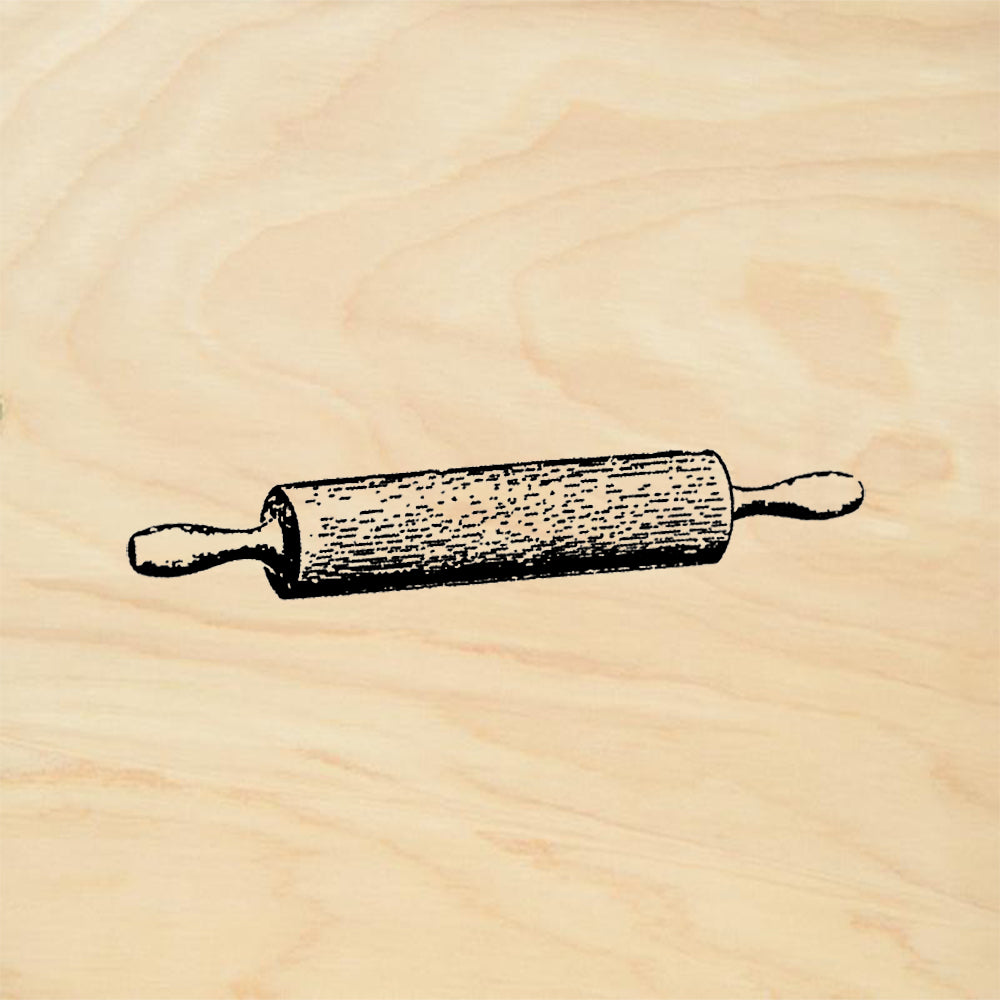 StampaFe Rolling Pin Rubber Art Stamp