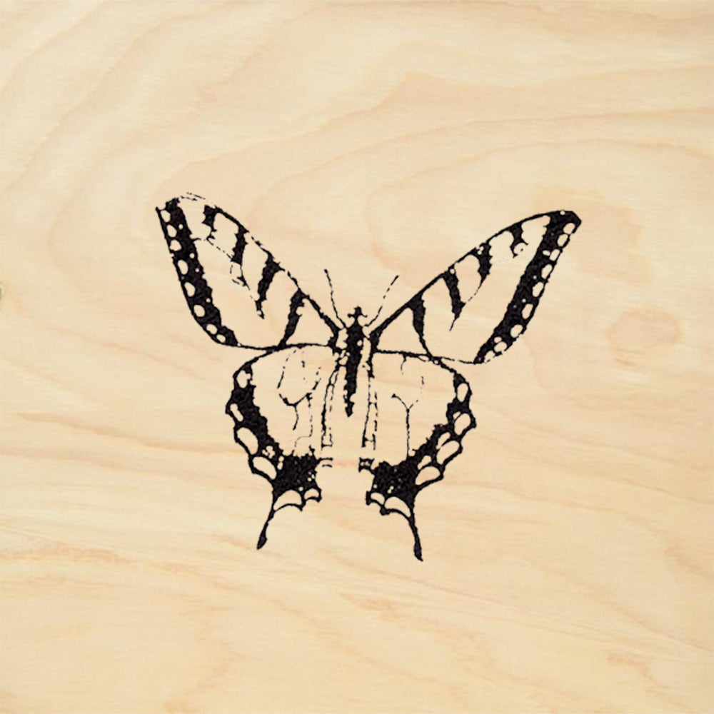 StampaFe Swallowtail Butterfly Rubber Art Stamp