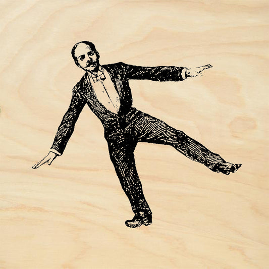 StampaFe Leaping Man Rubber Art Stamp
