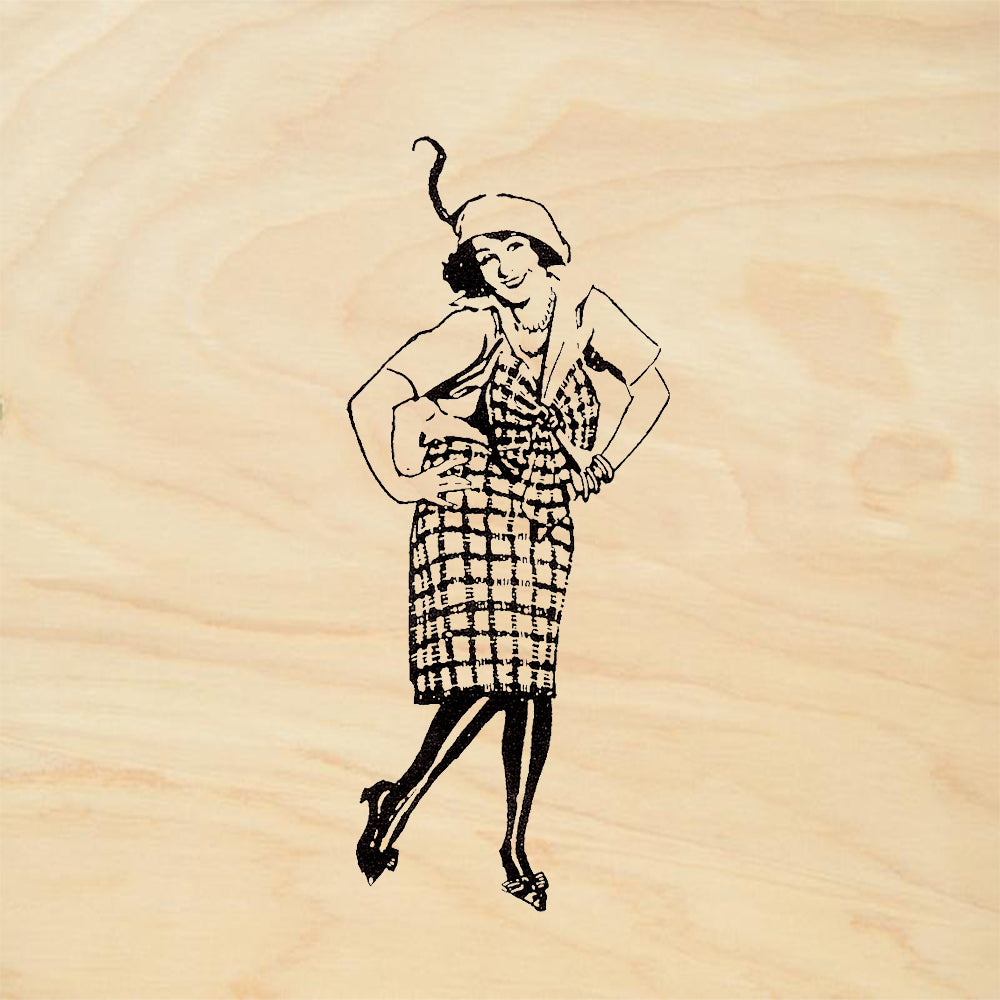 StampaFe Dancing Georgia Rubber Art Stamp