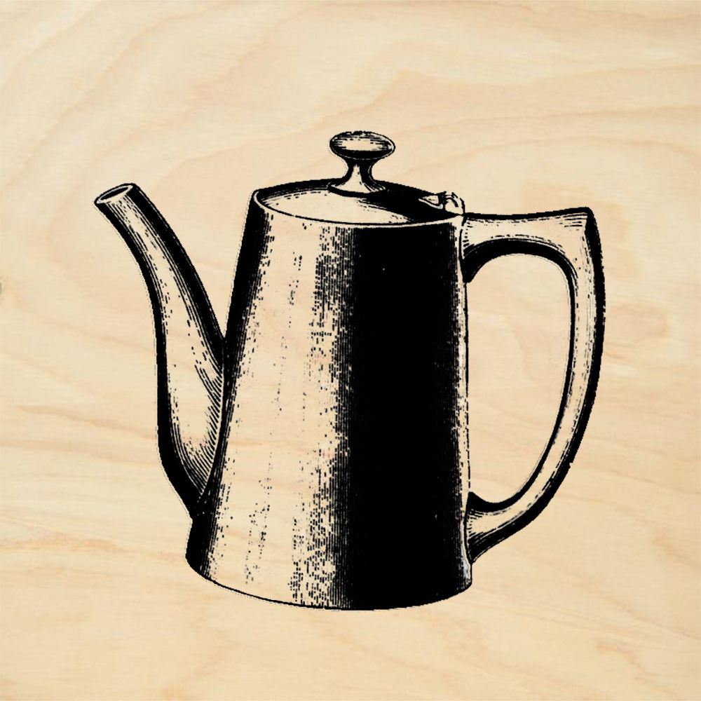 StampaFe Coffee Pot Big Rubber Art Stamp