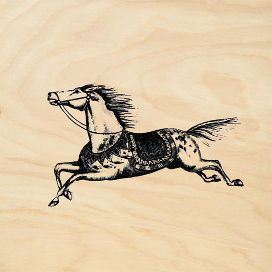 StampaFe Flicka Horse Rubber Art Stamp