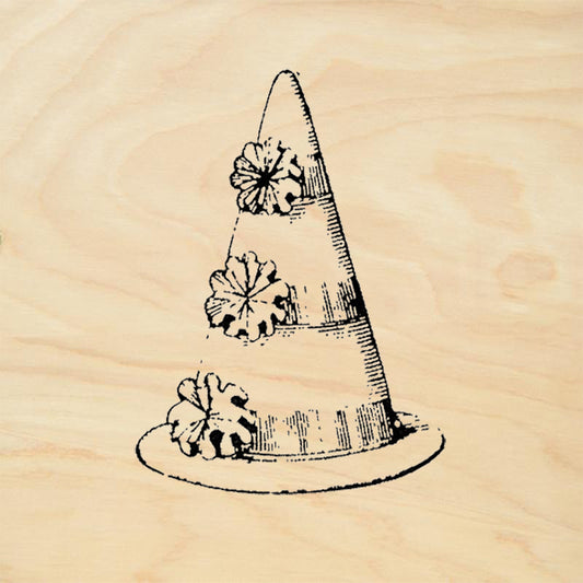 StampaFe Party Hat Rubber Art Stamp