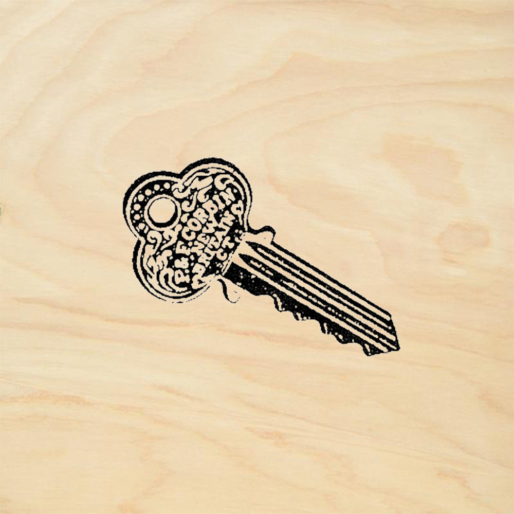 StampaFe House Key Rubber Art Stamp
