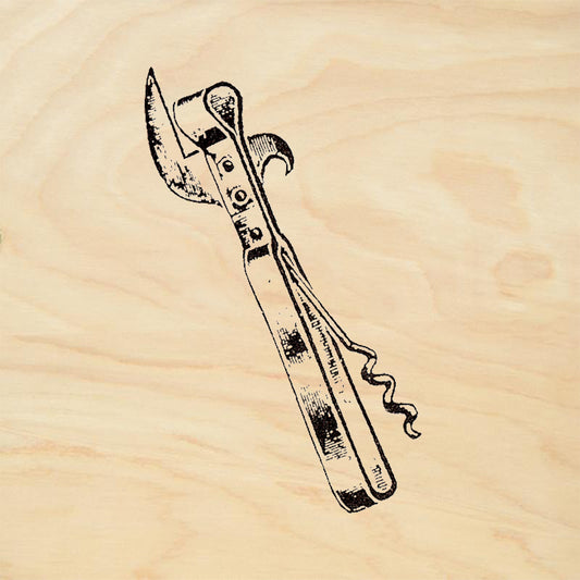 StampaFe Can Opener Rubber Art Stamp