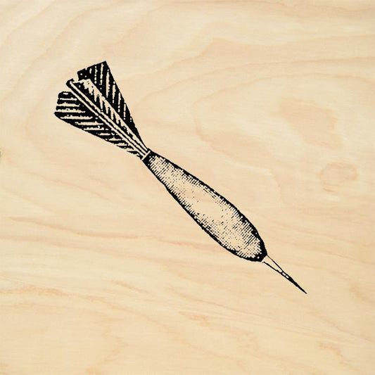 StampaFe Dart Rubber Art Stamp
