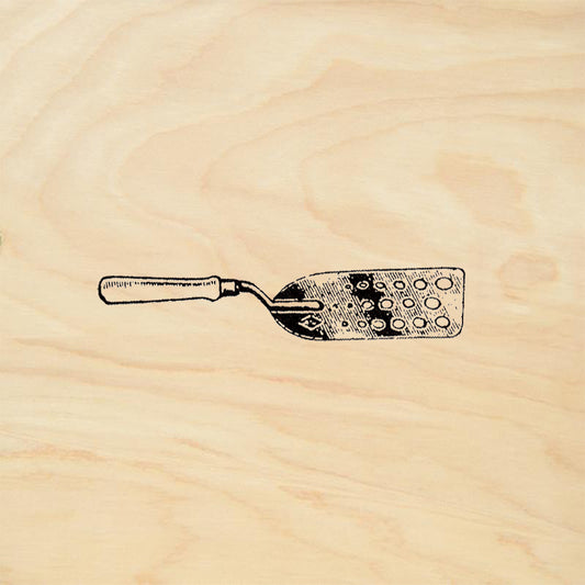 StampaFe Pancake Turner Rubber Art Stamp