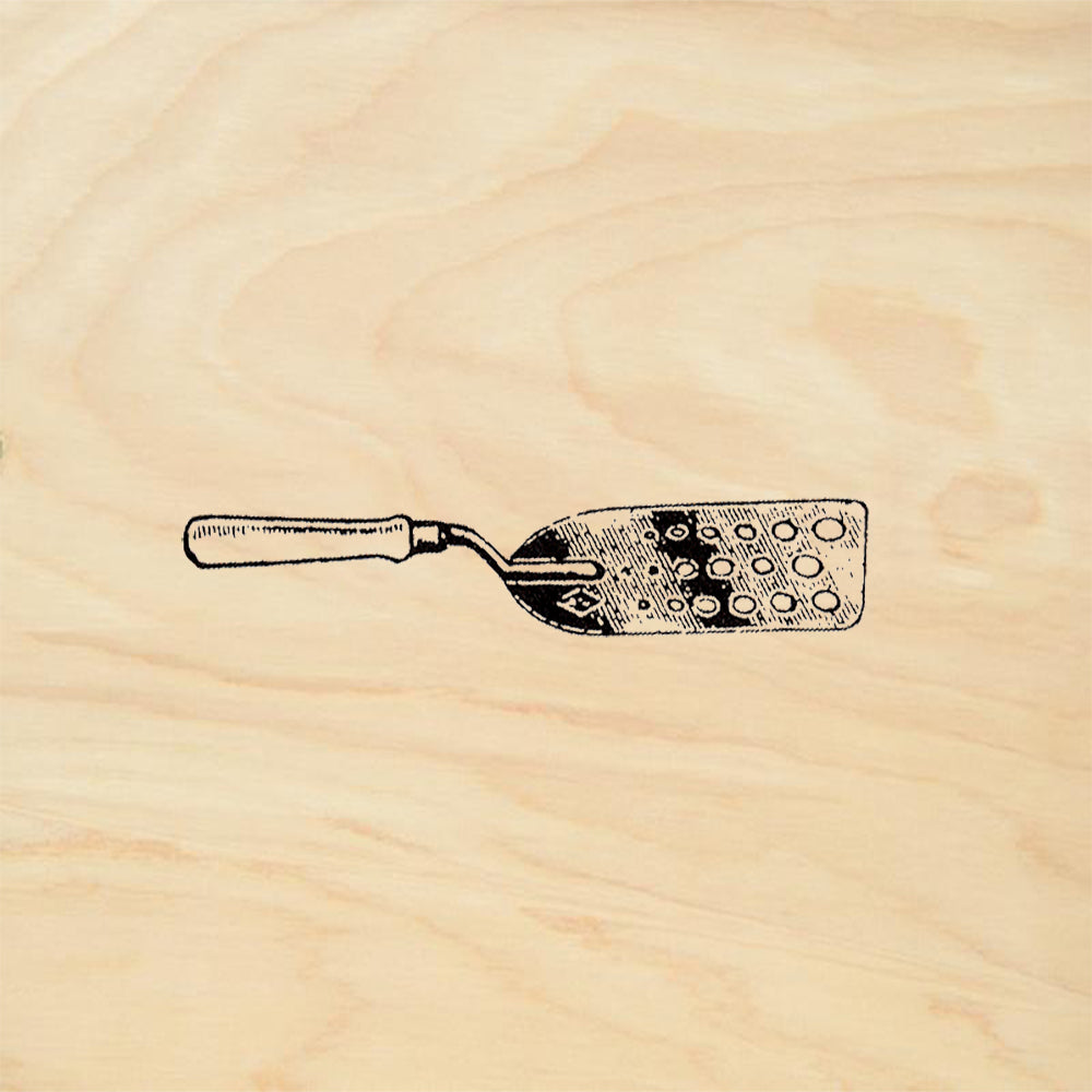 StampaFe Pancake Turner Rubber Art Stamp