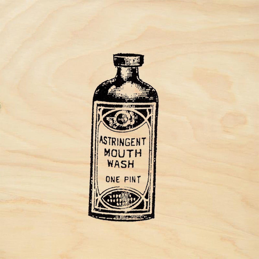 StampaFe Mouth Wash Bottle Rubber Art Stamp