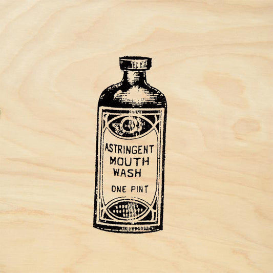 StampaFe Mouth Wash Bottle Rubber Art Stamp