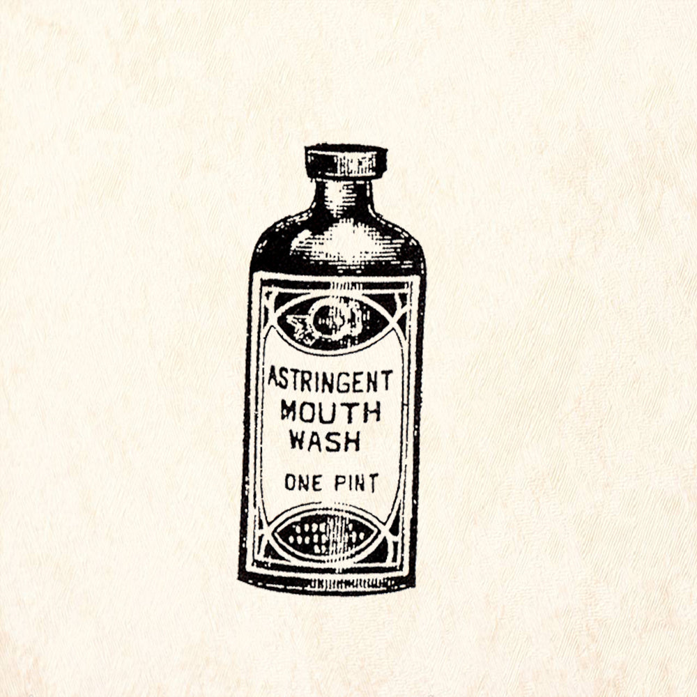 StampaFe Mouth Wash Rubber Art Stamp