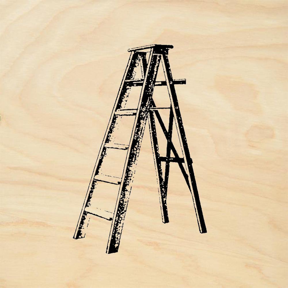 StampaFe Step Ladder Rubber Art Stamp