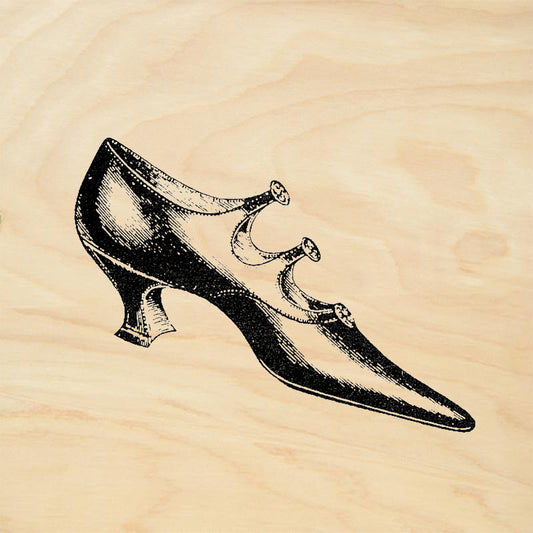 StampaFe Pointed Toe Shoe Rubber Art Stamp