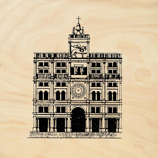 StampaFe Venetian Facade Rubber Art Stamp
