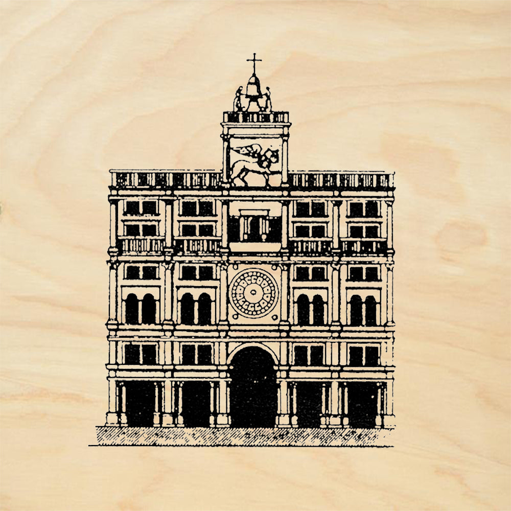 StampaFe Venetian Facade Rubber Art Stamp