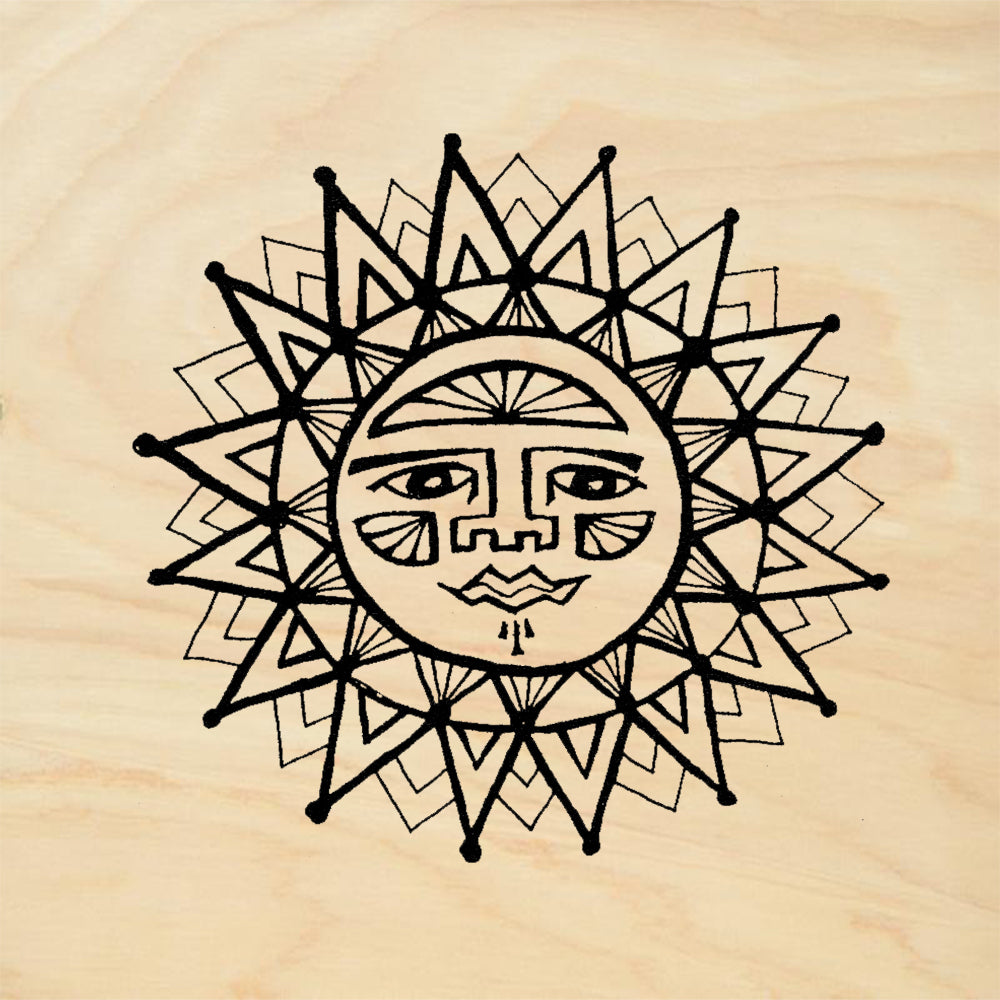 StampaFe Khorshid Khanoum Sun Rubber Art Stamp