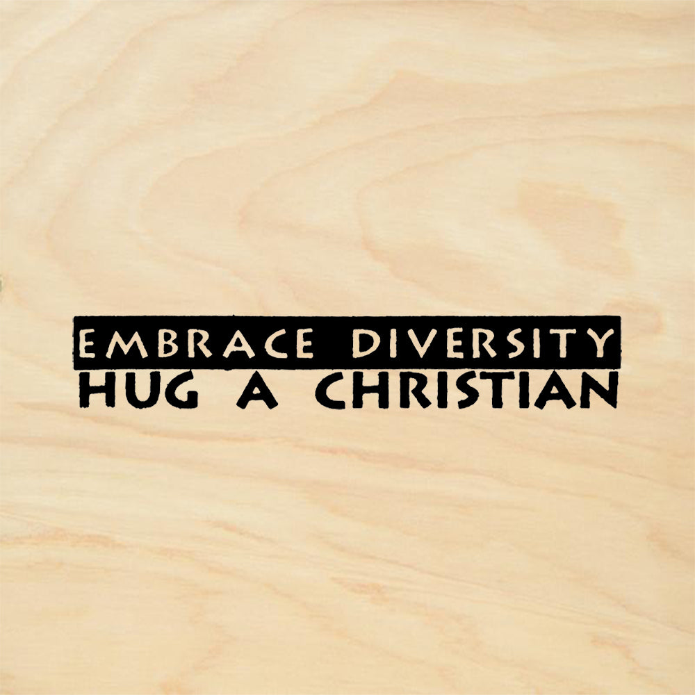 StampaFe Embrace Diversity Text Rubber Art Stamp