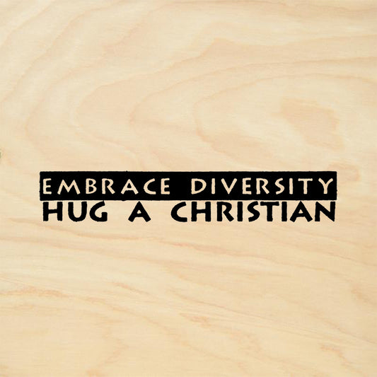 StampaFe Embrace Diversity Text Rubber Art Stamp