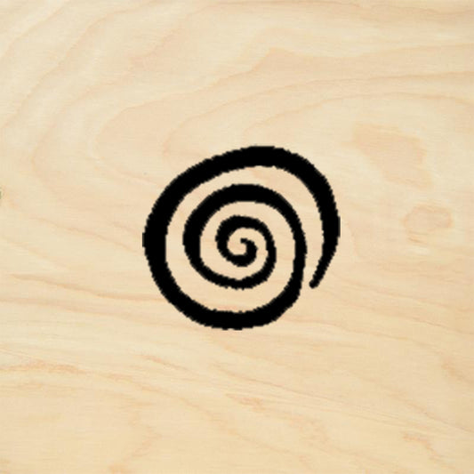 StampaFe Itsy Spiral Rubber Art Stamp