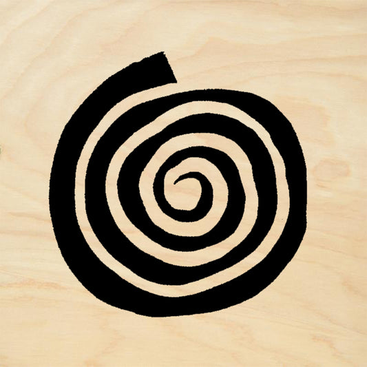 StampaFe Big Fat Spiral Rubber Art Stamp