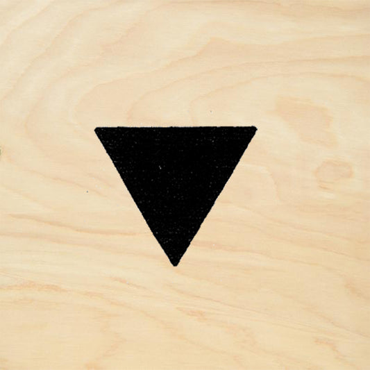 StampaFe Triangle Solid Little Rubber Art Stamp