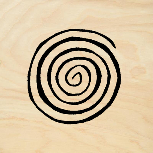 StampaFe Klimt Spiral Small Rubber Art Stamp