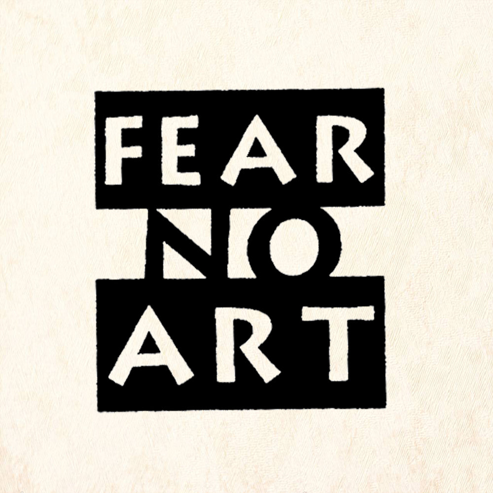 StampaFe Fear No Art Rubber Art Stamp