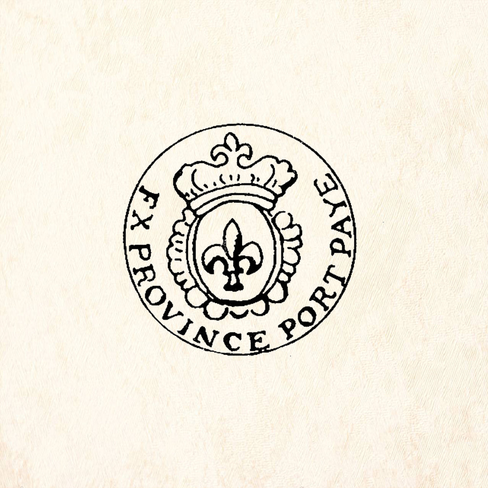 StampaFe Province Port Paye Postmark Rubber Art Stamp