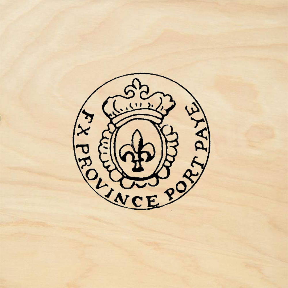 StampaFe Province Port Paye Postmark Rubber Art Stamp
