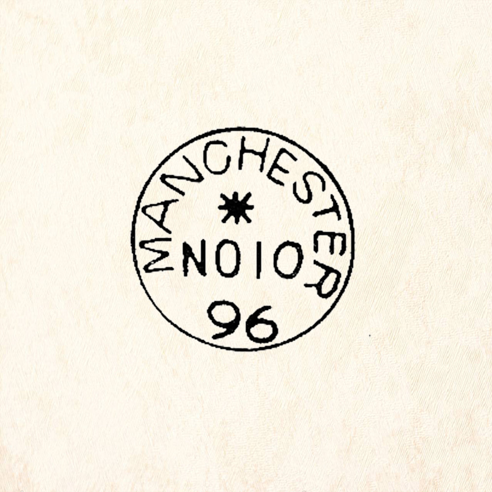 StampaFe Manchester 96 Postmark Rubber Art Stamp
