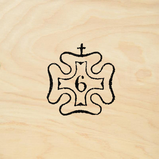 StampaFe Maltese Cross Postmark Rubber Art Stamp