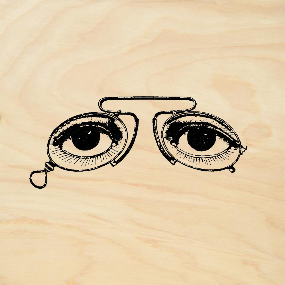 StampaFe Eyes of Dr. T. J. Eckleburg Rubber Art Stamp