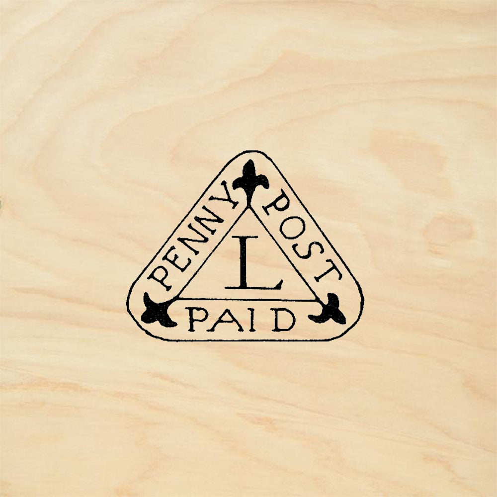 StampaFe Penny Post Triangle Postmark Rubber Art Stamp