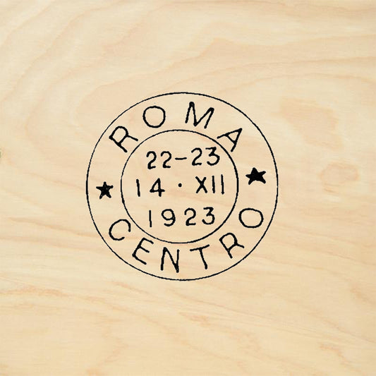 StampaFe Roma Centro 1923 Circular Postmark Rubber Art Stamp