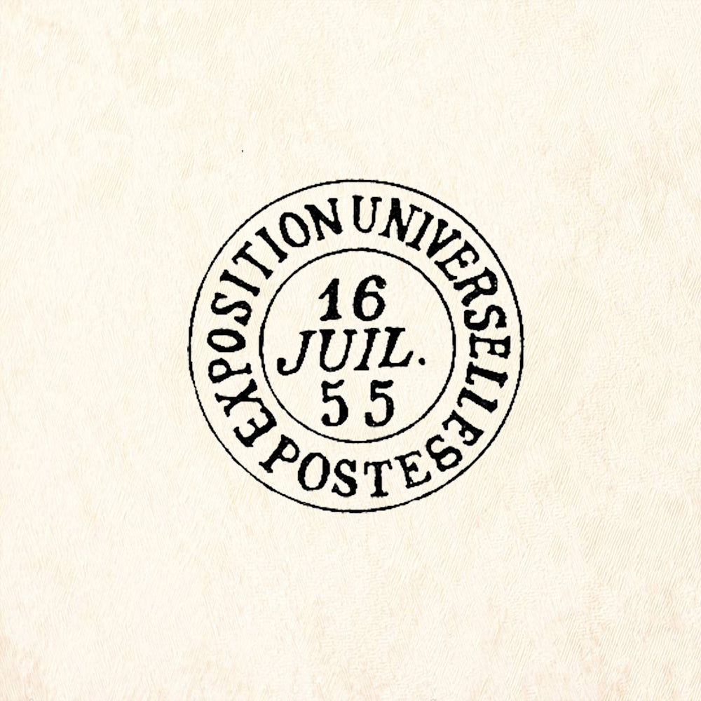 StampaFe Poste Exposition Postmark Rubber Art Stamp