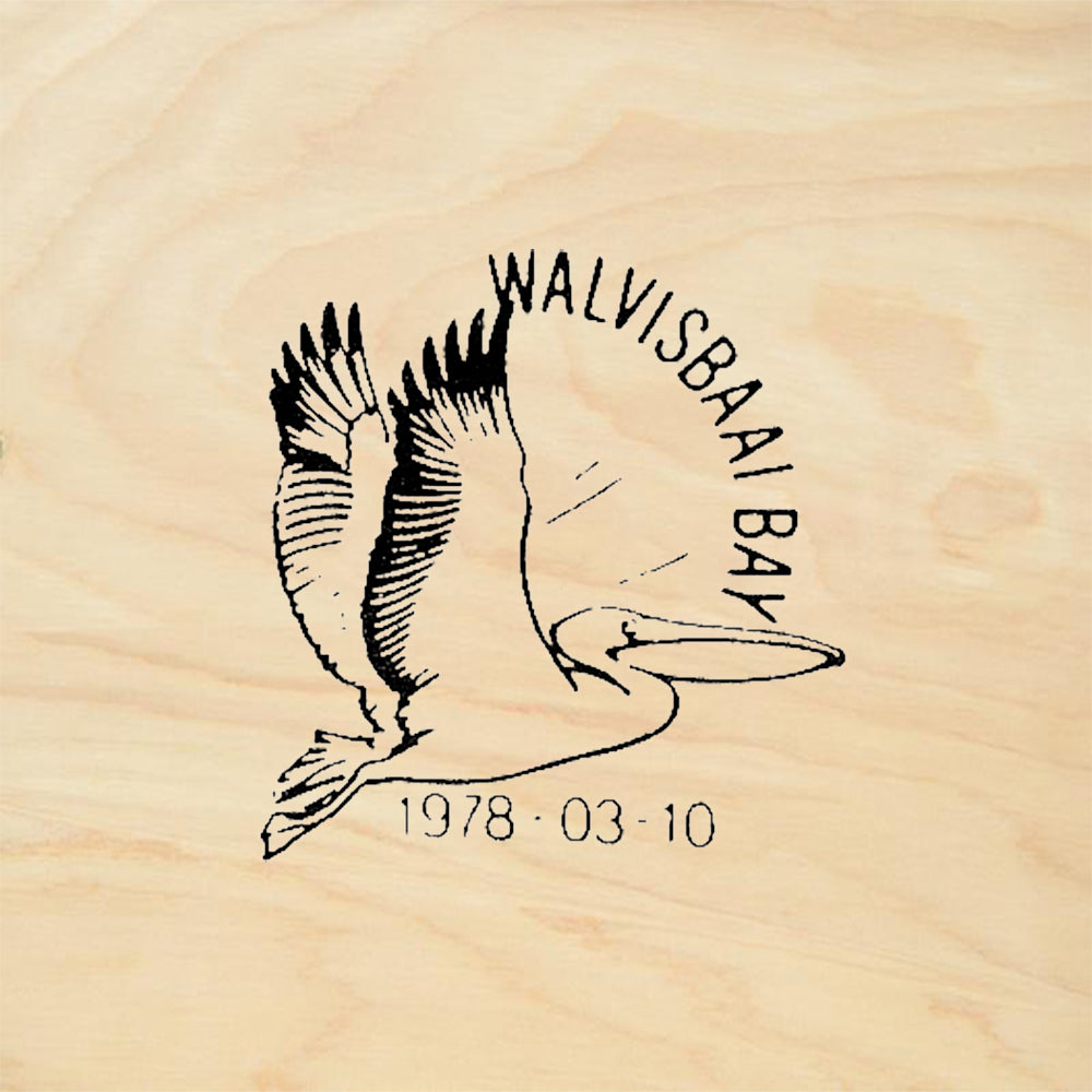 StampaFe Walvisbaai Bay Seabird 1978 Postmark Rubber Art Stamp