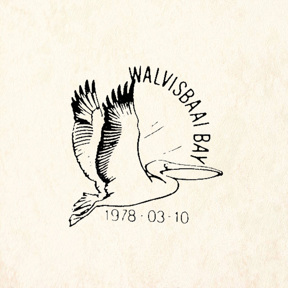 StampaFe Walvisbaai Bay Postmark Rubber Art Stamp