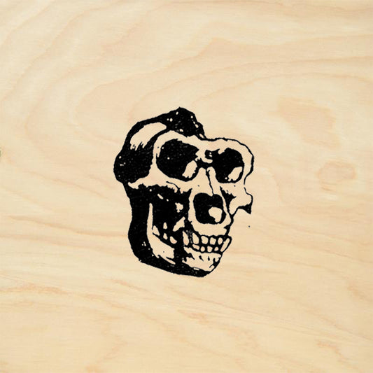 StampaFe Skull Gothic Mixed Media Rubber Art Stamp